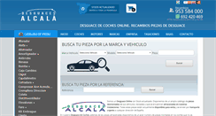 Desktop Screenshot of desguacesalcala.com