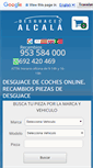 Mobile Screenshot of desguacesalcala.com