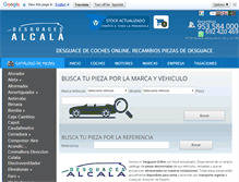 Tablet Screenshot of desguacesalcala.com